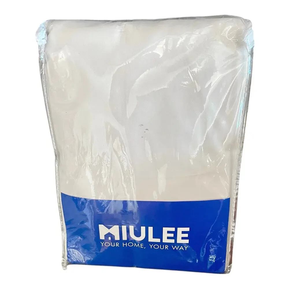 NWT MIULEE Ivory VELVET CURTAINS Curtains Thermal Insulated Two 95